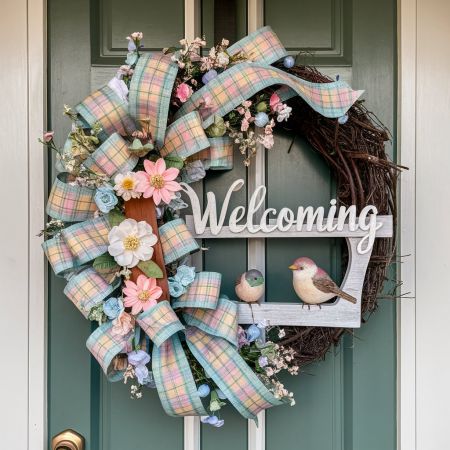 Spring time Floral Wreath